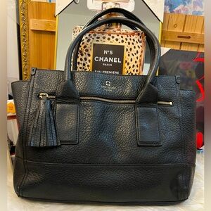 💜Kate Spade Leather Handbag with Tassel